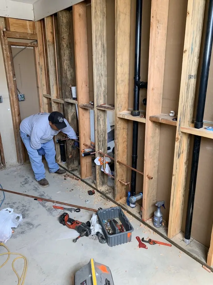 Commercial rough-in plumbing for Gas Line Repair in Belchertown